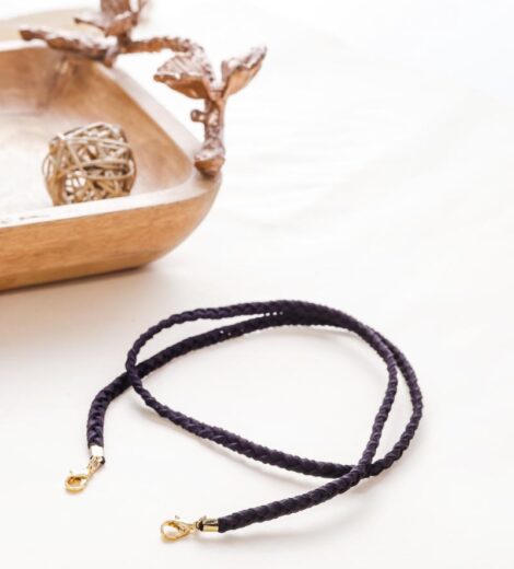 Black Leather Multifunctional Chain (Men)