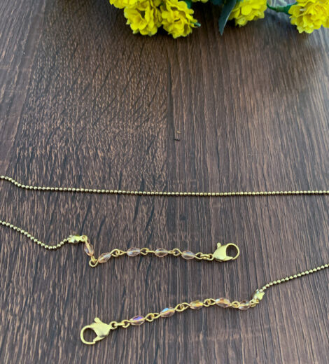 Glass Beads Golden Kids Multifunctional Chain