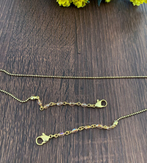 Golden Bead Multifunctional Chain