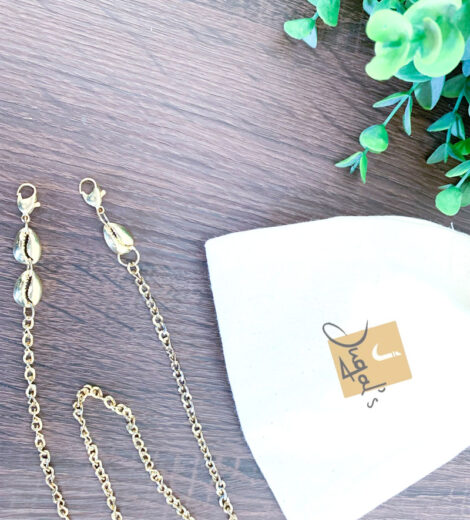 Golden Cowrie Shell Multifunctional Chain