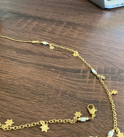 Twinkling Star Golden Multifunctional Chain