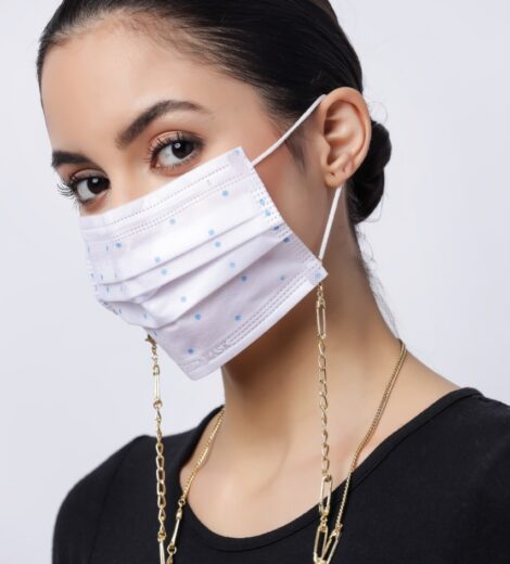 Golden Female Link Multifunctional Chain